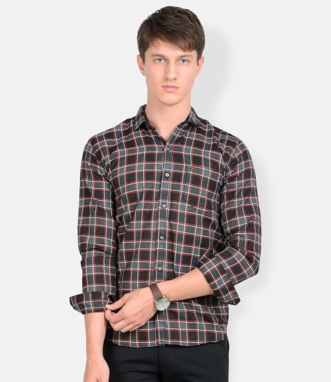 Camisa-Cotton-Blend-Summer-Wear-Big-Checks-Shirt-f shirt, mens shirt, boys shirt