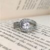 ring, girls ring, silver ring