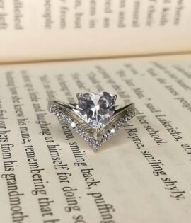 ring, girls ring, silver ring