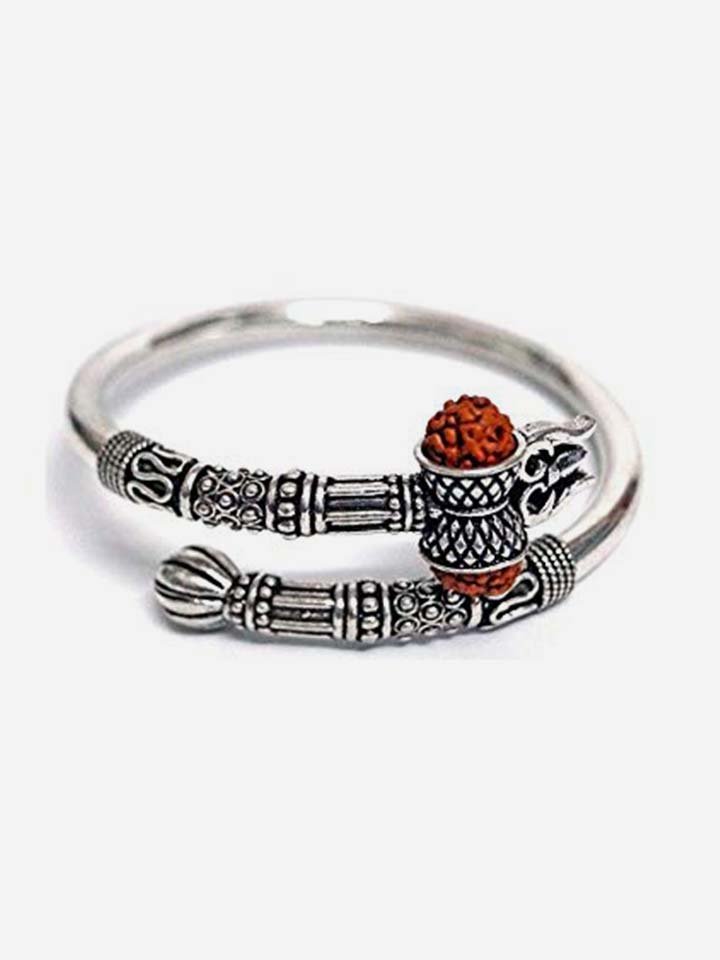 tri1 trishul kada, mens jewellery, mens kada