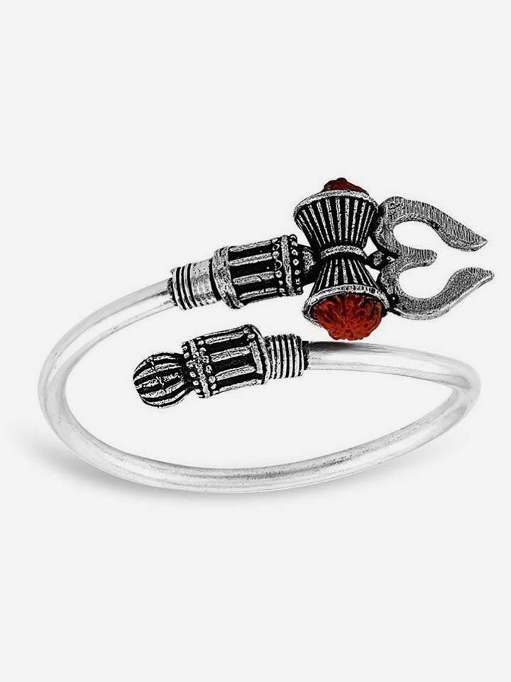 tri5 trishul kada, mens jewellery, mens kada
