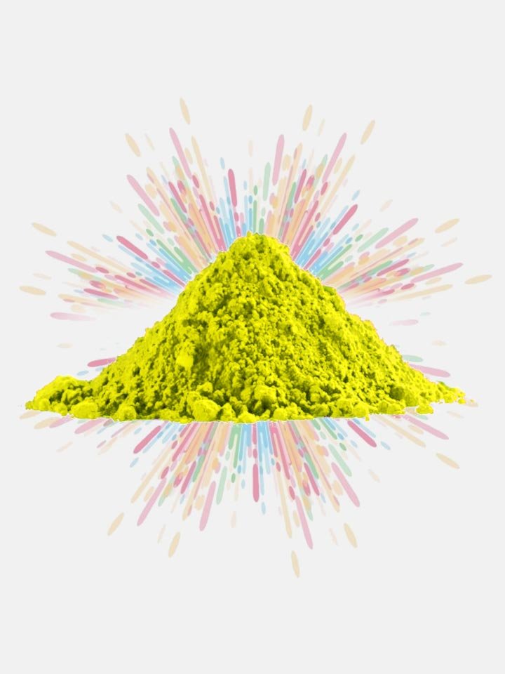 yellow-gulal holi color, gulal