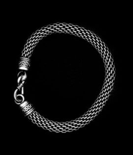 Rope bracelet, rope chan bracelet, silver rope chain bracelet