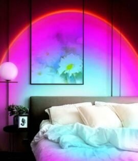 Rainbow projection lamp