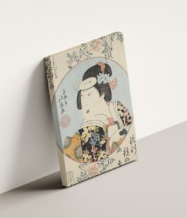 Japanese lady canvas