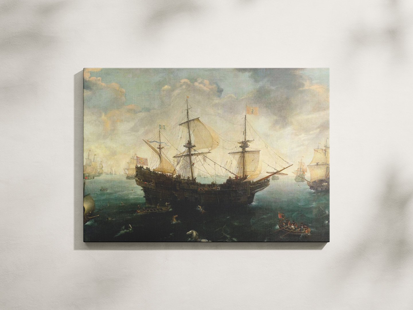Vintage Ship in sea1 Vintage Ship in sea