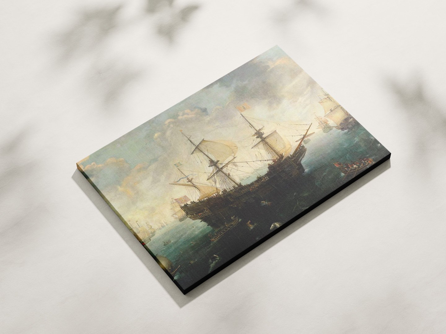 Vintage Ship in sea-2 Vintage Ship in sea